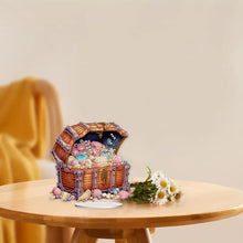 Load image into Gallery viewer, Special Shaped Pearl Seashell Treasure Box Diamond Painting Desktop Ornaments