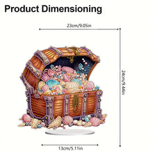Load image into Gallery viewer, Special Shaped Pearl Seashell Treasure Box Diamond Painting Desktop Ornaments