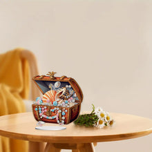 Load image into Gallery viewer, Special Shaped Pearl Seashell Treasure Box Diamond Painting Desktop Ornaments