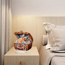 Load image into Gallery viewer, Special Shaped Pearl Seashell Treasure Box Diamond Painting Desktop Ornaments
