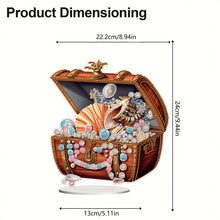 Load image into Gallery viewer, Special Shaped Pearl Seashell Treasure Box Diamond Painting Desktop Ornaments