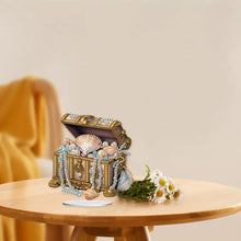 Load image into Gallery viewer, Special Shaped Pearl Seashell Treasure Box Diamond Painting Desktop Ornaments