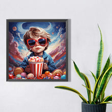 Load image into Gallery viewer, Diamond Painting - Full Square - popcorn kid (40*40CM)