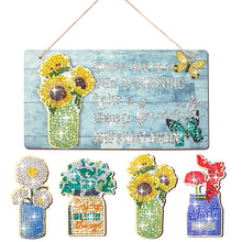 Load image into Gallery viewer, DIY Diamond Painting Welcome Sign Detachable Decor for Wall Front Door for Kids