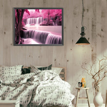 Load image into Gallery viewer, Diamond Painting - Full Round - purple light waterfall (40*30CM)