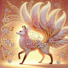 Load image into Gallery viewer, Diamond Painting - Partial Special Shaped - pink fox (30*30CM)