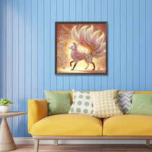 Load image into Gallery viewer, Diamond Painting - Partial Special Shaped - pink fox (30*30CM)