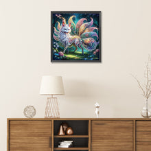 Load image into Gallery viewer, Diamond Painting - Partial Special Shaped - colorful tail fox (30*30CM)