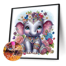 Load image into Gallery viewer, Diamond Painting - Partial Special Shaped - elephant (30*30CM)