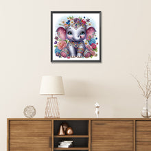 Load image into Gallery viewer, Diamond Painting - Partial Special Shaped - elephant (30*30CM)