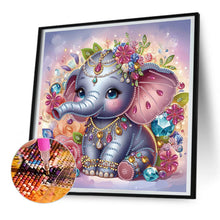 Load image into Gallery viewer, Diamond Painting - Partial Special Shaped - elephant (30*30CM)