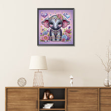Load image into Gallery viewer, Diamond Painting - Partial Special Shaped - elephant (30*30CM)