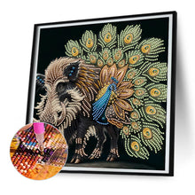 Load image into Gallery viewer, Diamond Painting - Partial Special Shaped - boar peacock (30*30CM)