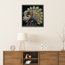Load image into Gallery viewer, Diamond Painting - Partial Special Shaped - boar peacock (30*30CM)