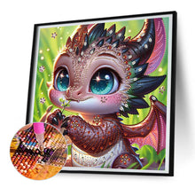 Load image into Gallery viewer, Diamond Painting - Partial Special Shaped - Xiaolong (30*30CM)