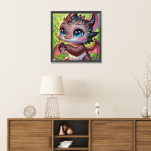 Load image into Gallery viewer, Diamond Painting - Partial Special Shaped - Xiaolong (30*30CM)