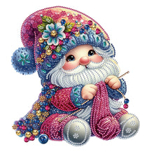 Load image into Gallery viewer, Diamond Painting - Partial Special Shaped - The knitting gnome (30*30CM)