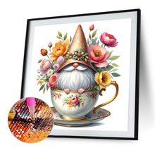 Load image into Gallery viewer, Diamond Painting - Full Square - Flower Teacup Gnome (40*40CM)