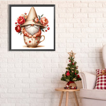 Load image into Gallery viewer, Diamond Painting - Full Square - Flower Teacup Gnome (40*40CM)