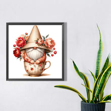 Load image into Gallery viewer, Diamond Painting - Full Square - Flower Teacup Gnome (40*40CM)