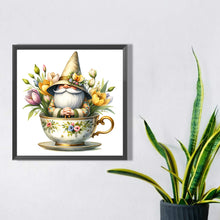 Load image into Gallery viewer, Diamond Painting - Full Square - Flower Teacup Gnome (40*40CM)