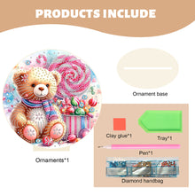 Load image into Gallery viewer, Special Shaped Bear Diamond Painting Tabletop Kit Home Office Decor (Candy Bear)