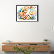 Load image into Gallery viewer, AB Diamond Painting - Full Round - Easter girl with colored eggs (40*30CM)