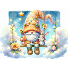 Load image into Gallery viewer, AB Diamond Painting - Full Round - Easter Swing Gnome (40*30CM)
