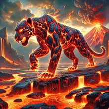 Load image into Gallery viewer, Diamond Painting - Full Round - volcanic leopard (30*30CM)