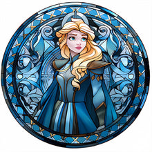 Load image into Gallery viewer, AB Diamond Painting - Full Round - Glass Art Disney Princess - Rapunzel (40*40CM)