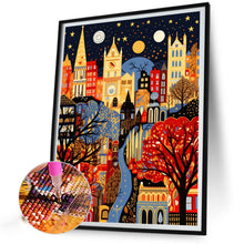 Load image into Gallery viewer, AB Diamond Painting - Full Round - colorful houses (40*50CM)