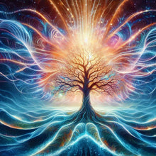 Load image into Gallery viewer, Diamond Painting - Full Round - Beautiful sacred tree (30*30CM)