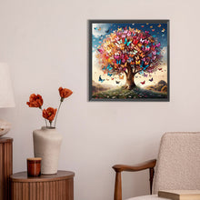Load image into Gallery viewer, Diamond Painting - Full Round - Colorful butterfly sacred tree (30*30CM)