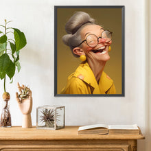 Load image into Gallery viewer, Diamond Painting - Full Round - Funny grandma (30*40CM)