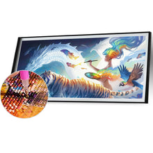 Load image into Gallery viewer, Diamond Painting - Full Round - tiger and dragon (90*40CM)