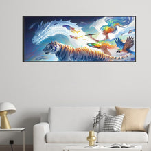 Load image into Gallery viewer, Diamond Painting - Full Round - tiger and dragon (90*40CM)