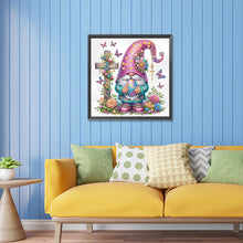 Load image into Gallery viewer, Diamond Painting - Partial Special Shaped - easter cross gnome (30*30CM)