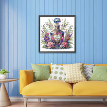 Load image into Gallery viewer, Diamond Painting - Partial Special Shaped - purple floral perfume (30*30CM)