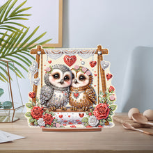 Load image into Gallery viewer, Acrylic Owl 5D DIY Diamond Painting Art Tabletop Home Decoration (Owl on Swing)