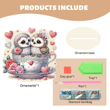 Load image into Gallery viewer, Acrylic Owl 5D DIY Diamond Painting Art Tabletop Home Decoration (Owl in Cup)