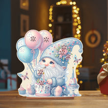 Load image into Gallery viewer, Acrylic Gnome Diamond Painting Art Tabletop Home Decoration (Birthday Gnome)