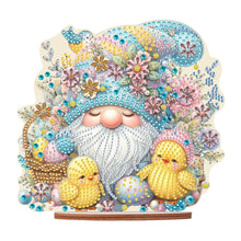 Load image into Gallery viewer, Acrylic Gnome Diamond Painting Art Tabletop Home Decoration (Easter Gnome 2)