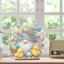 Load image into Gallery viewer, Acrylic Gnome Diamond Painting Art Tabletop Home Decoration (Easter Gnome 2)