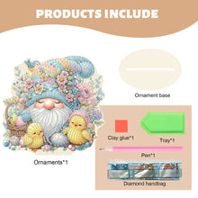 Load image into Gallery viewer, Acrylic Gnome Diamond Painting Art Tabletop Home Decoration (Easter Gnome 2)