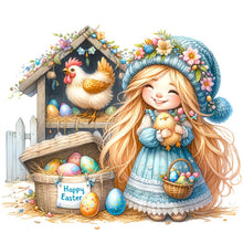 Load image into Gallery viewer, AB Diamond Painting - Full Round - Goblin little girl (30*30CM)