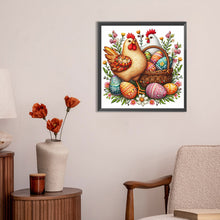 Load image into Gallery viewer, Diamond Painting - Full Round - Embroidery Easter two chickens (30*30CM)
