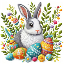 Load image into Gallery viewer, Diamond Painting - Full Round - Embroidery Bush Rabbit (30*30CM)