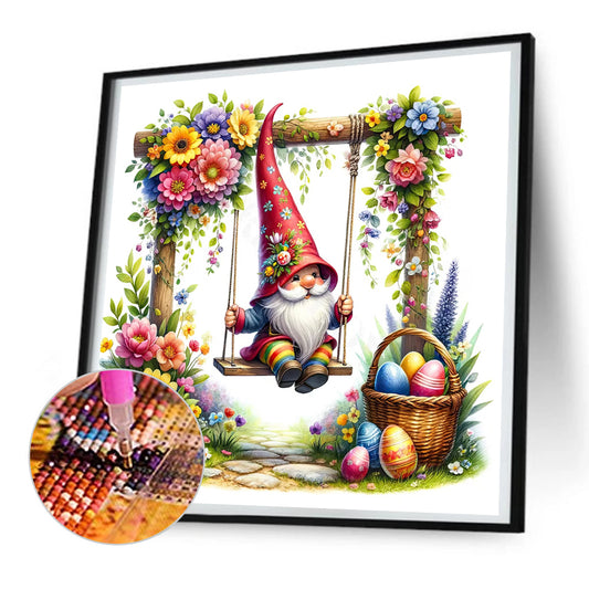Diamond Painting - Full Round - Goblin Swing Easter Egg (30*30CM)