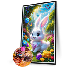 Load image into Gallery viewer, Diamond Painting - Full Round - White Rabbit (40*60CM)