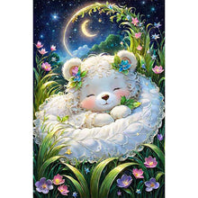Load image into Gallery viewer, Diamond Painting - Full Round - little white bear (40*60CM)